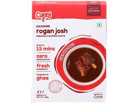 CURRYiT Kashmiri Rogan Josh Cooking Paste, 120 g