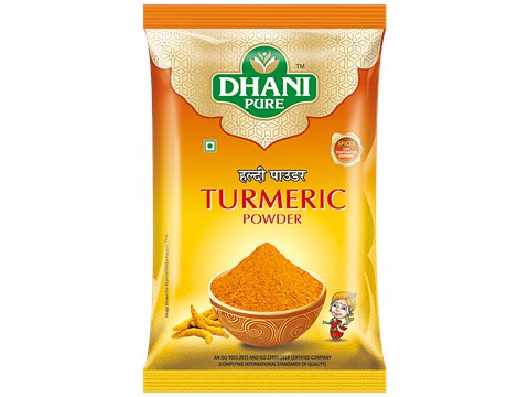 Dhani Pure Turmeric/Haldi Powder - Natural, No Artificial Colours & Preservatives, 200 g