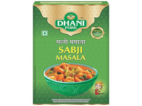 Dhani Pure Sabji Masala - Natural, No Artificial Colours & Preservatives, 15 g