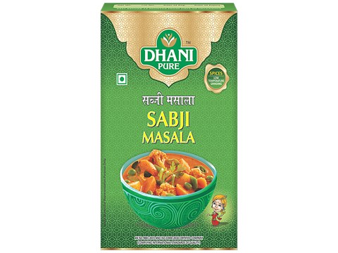 Dhani Pure Sabji Masala - Natural, No Artificial Colours & Preservatives, 100 g