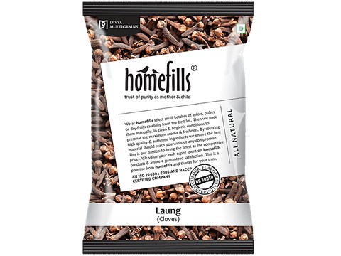 Homefills Clove - Enhances Flavour, Rich In Fibre, 50 g