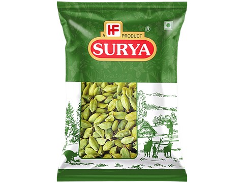 Surya Green Cardamom Whole, 100 g