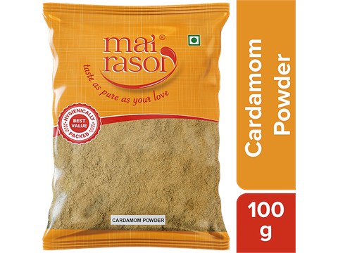 Mai Rasoi Cardamom/Hari Elaichi/Yalakki Powder, 100 g
