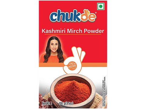 Chukde Kashmiri Mirch Sabut/Red Chilli Whole, 100 g
