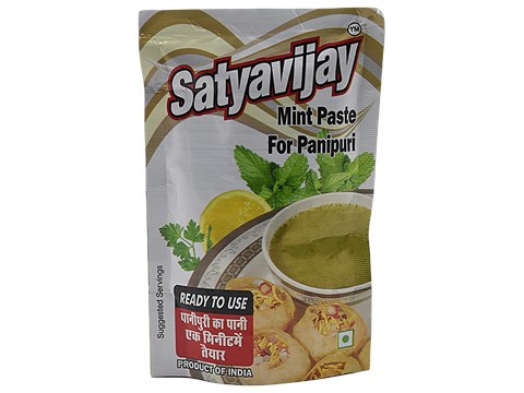 Satyavijay Mint Paste - For Panipuri, 100 g