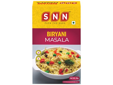 SNN Biriyani Masala - Flavourful & Rich Aroma, 50 g