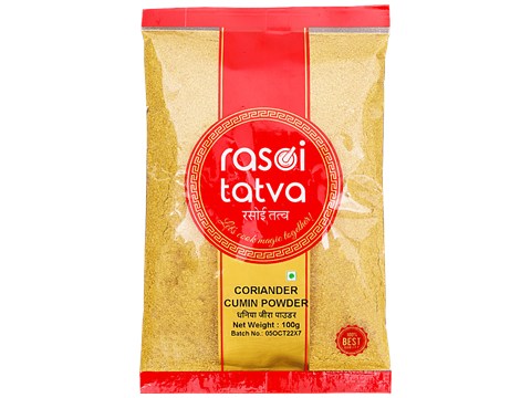 Rasoi Tatva Coriander Cumin Powder - Premium Quality, 100 g