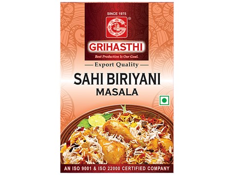 Grihasthi Sahi Biryani Masala - Premium, Natural & Pure, No Preservatives, 50 g