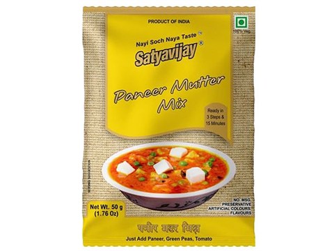Satyavijay Ready Mix - Paneer Mutter, 50 g