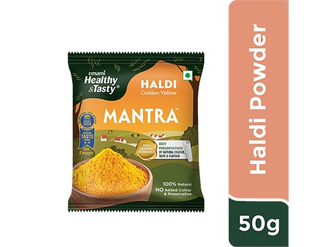 Emami Healthy & Tasty Mantra Haldi Powder/Turmeric Powder, 50 g