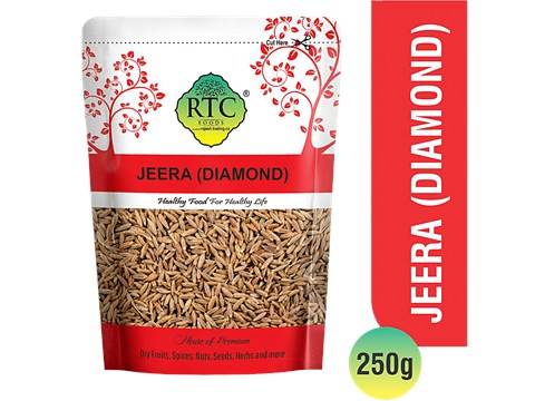 RTC Foods Jeera/Cumin Seeds - Diamond, 250 g