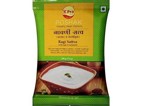 K-Pra Ragi Sattva - With Sugar & Cardamom, 200 g