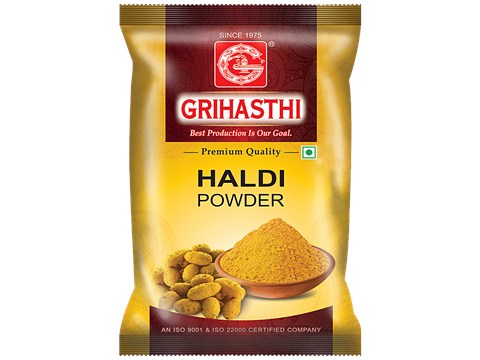 Grihasthi Haldi/Turmeric Powder - Premium, Natural & Pure, No Preservatives, 100 g