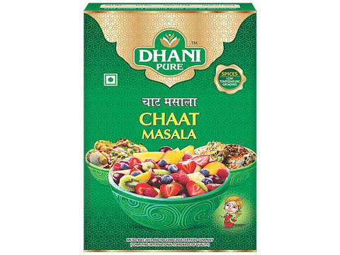 Dhani Pure Chaat Masala - Natural, No Artificial Colours & Preservatives, 12 g