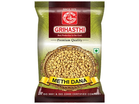 Grihasthi Methi Dana/Fenugreek - Premium, Natural & Pure, No Preservatives, 100 g