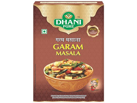 Dhani Pure Garam Masala - Natural, No Artificial Colours & Preservatives, 10 g