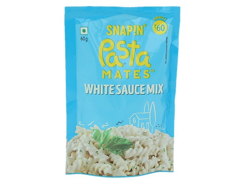 SNAPIN Pasta Mates White Sauce Mix, 60 g