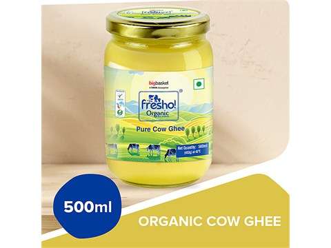 fresho! Organic Cow Ghee/Tuppa Desi, 500 ml