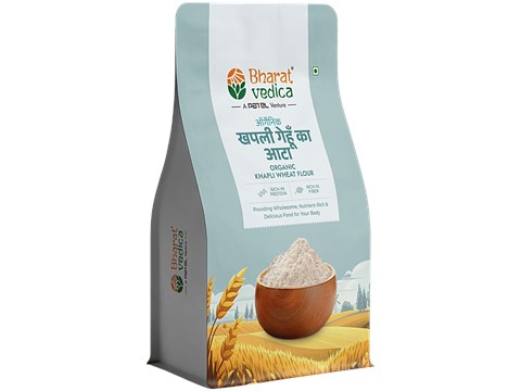 Bharat Vedica Organic Khapli Wheat Flour, 1 kg