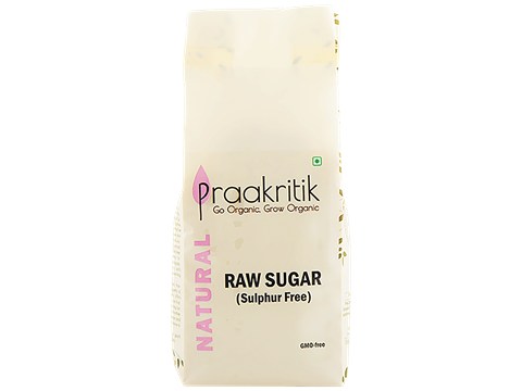 Praakritik Organic Raw Sugar/Sakkare, 500 g