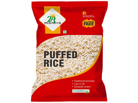 24 Mantra Organic Organic - Puffed Rice/Kadle Puri, 200 g