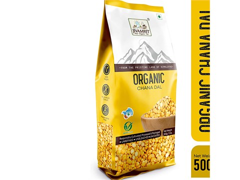 Jivamrit Organic Chana Dal, 500 g