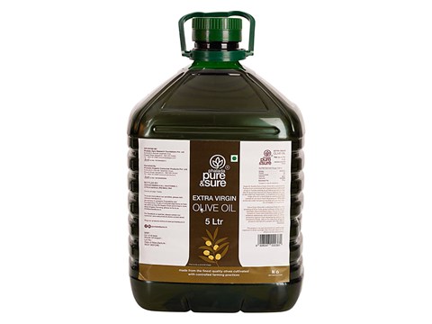 Phalada Pure & Sure Organic - Extra Virgin Olive Oil, 5 L