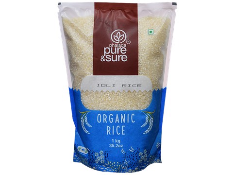 Phalada Pure & Sure Organic Idli Rice, 1 kg