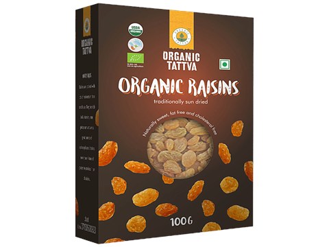 Organic Tattva Organic Raisins, 100 g
