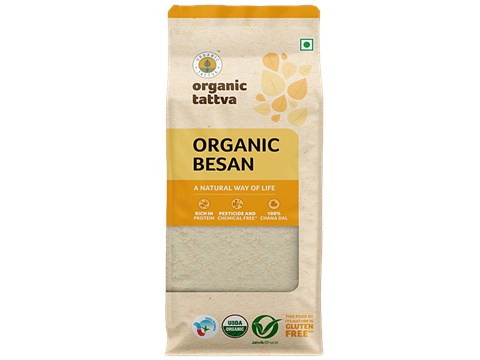 Organic Tattva Organic Besan/Kadale Hittu, 500 g