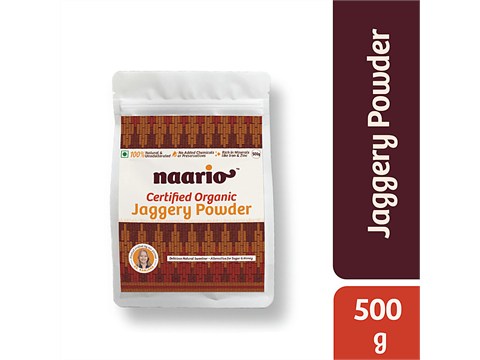 NAARIO Jaggery Powder - No Artificial Flavours, 500 g