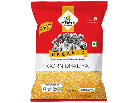24 Mantra Organic Corn Dhaliya, 500 g
