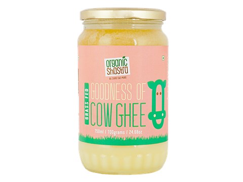 Organic Shastra Cow Ghee, 750 ml