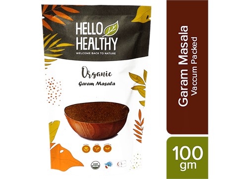 Hello Healthy Organic Garam Masala - Enhances The Taste Of Any Dish, Rich In Antioxidant, 100 g