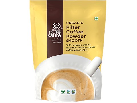 Phalada Pure & Sure Organic - Coffee Powder Smooth, 200 g