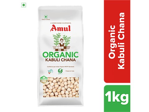 Amul Organic Kabuli Chana, 1 kg