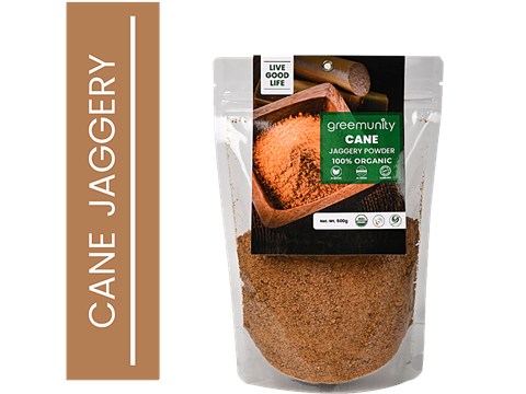 Greemunity Organic Jaggery Powder, 500 g