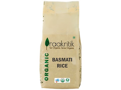 Praakritik Organic Traditional Basmati Rice, 500 g