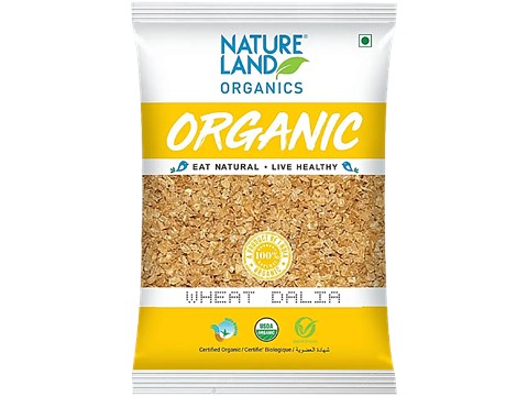 Natureland Organics Wheat Dalia, 500 g