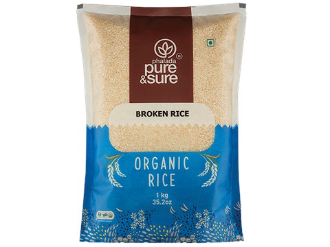 Phalada Pure & Sure Organic Broken Rice, 1 kg