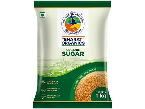 Bharat Organics Organic Sugar, 1 kg