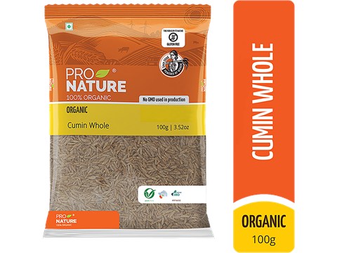 Pro Nature Organic Cumin (Whole), 100 g