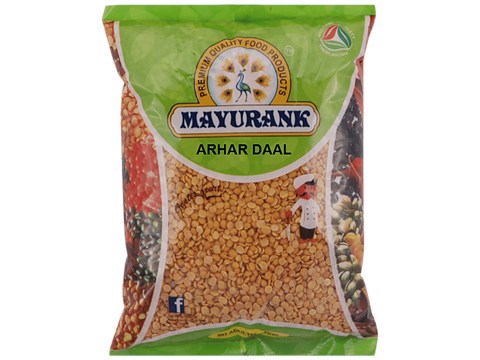 Mayurank Arhar Daal - Unpolished & Organic, 1 kg