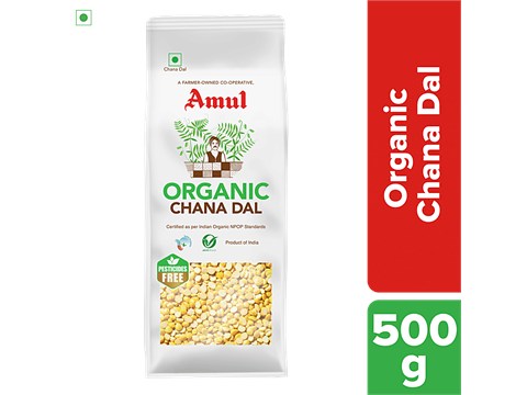 Amul Organic Chana Dal, 500 g