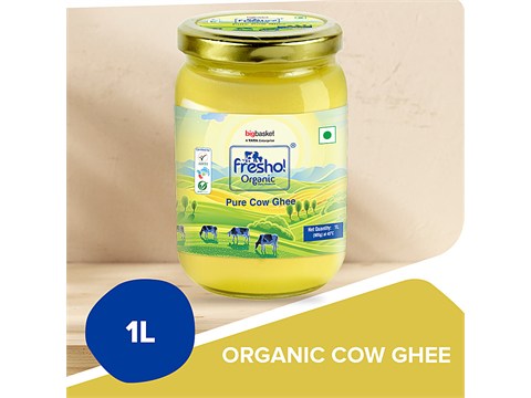 fresho! Organic Cow Desi Ghee/Tuppa, 1 L