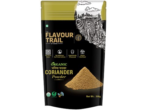 The Flavour Trail by Swani Organic Coriander Powder, 200 g