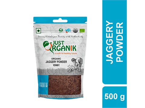 Just Organik Jaggery Powder, 500 g