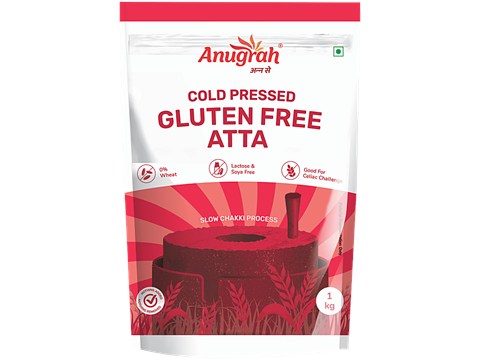 Anugrah Cold-Pressed Gluten Free Atta, 1 kg