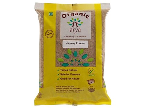 Arya Organic Jaggery/Bella Powder, 500 g