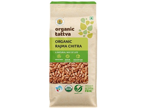 Organic Tattva Organic Rajma/Capparadavare - Chitra, 500 g